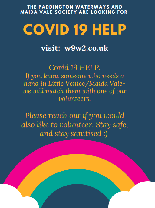 Maida Vale and Little Venice residents- Know someone vulnerable (locally) or want to volunteer? Please contact us…